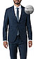 Sakko, Shape Fit, Schurwoll-Stretch, navy meliert - navy