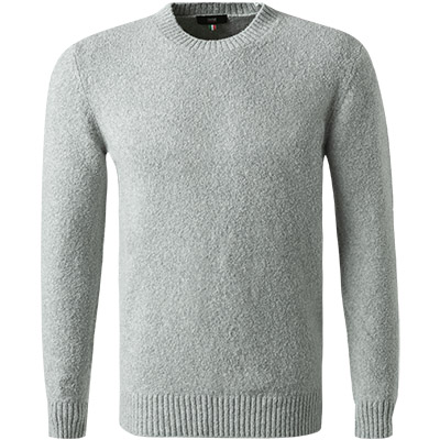 Pullover, Baumwolle, hellgrau