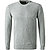 Pullover, Baumwolle, hellgrau - hellgrau