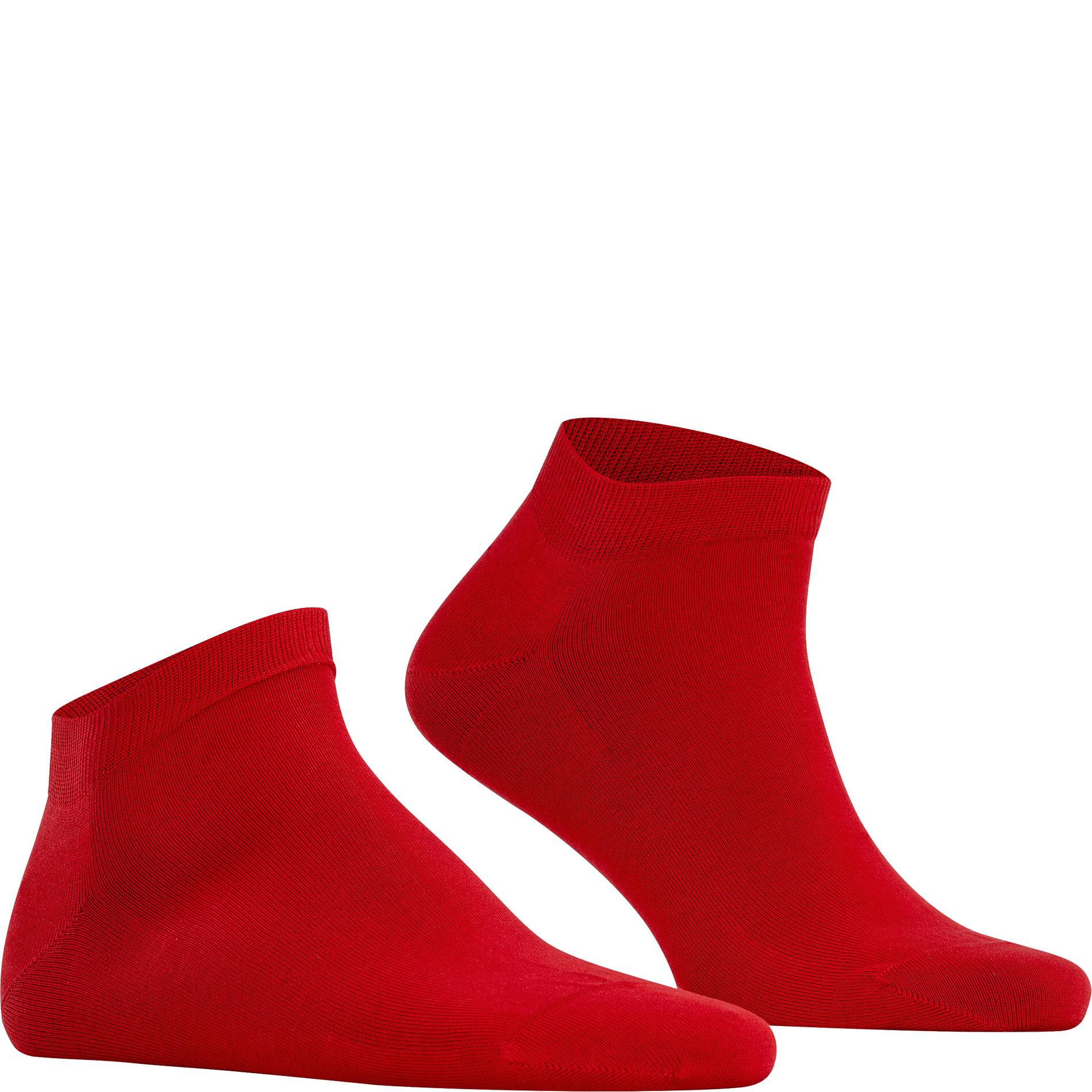 Falke Herren Socken Rot Baumwolle & Mix Unifarben