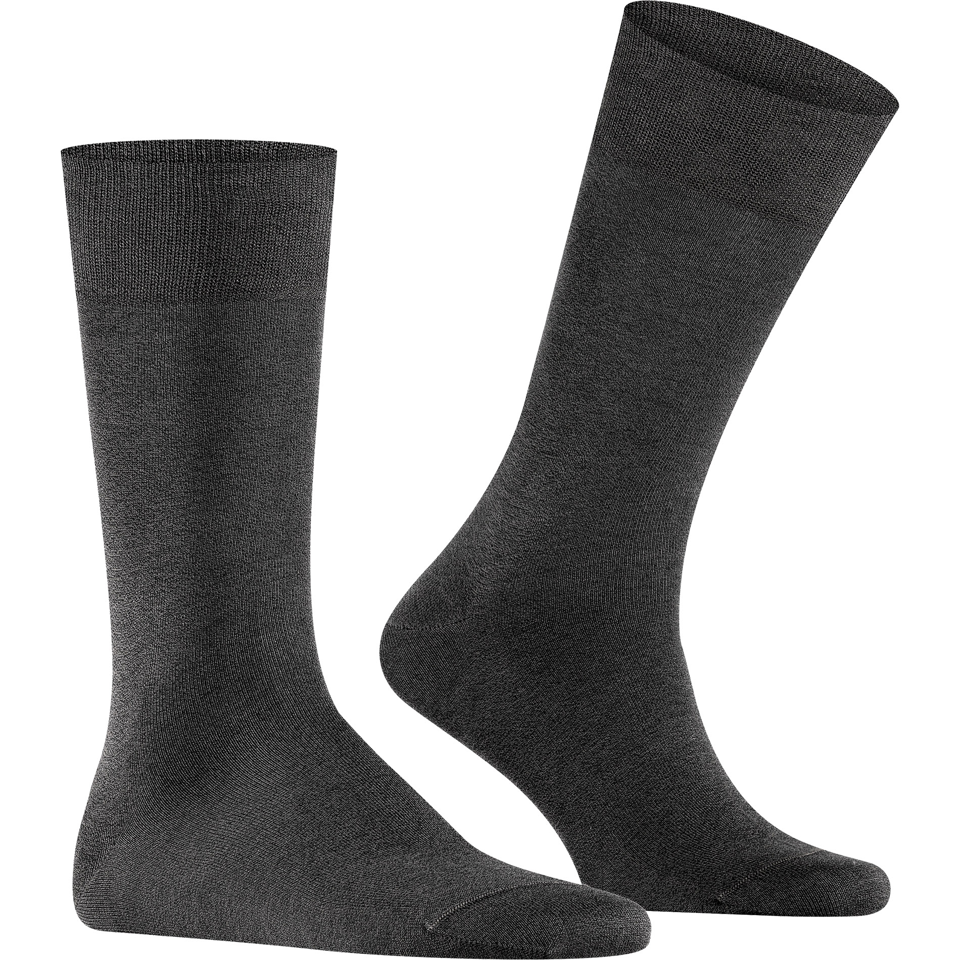 Falke Herren Socken grau Baumwolle & Mix unifarben