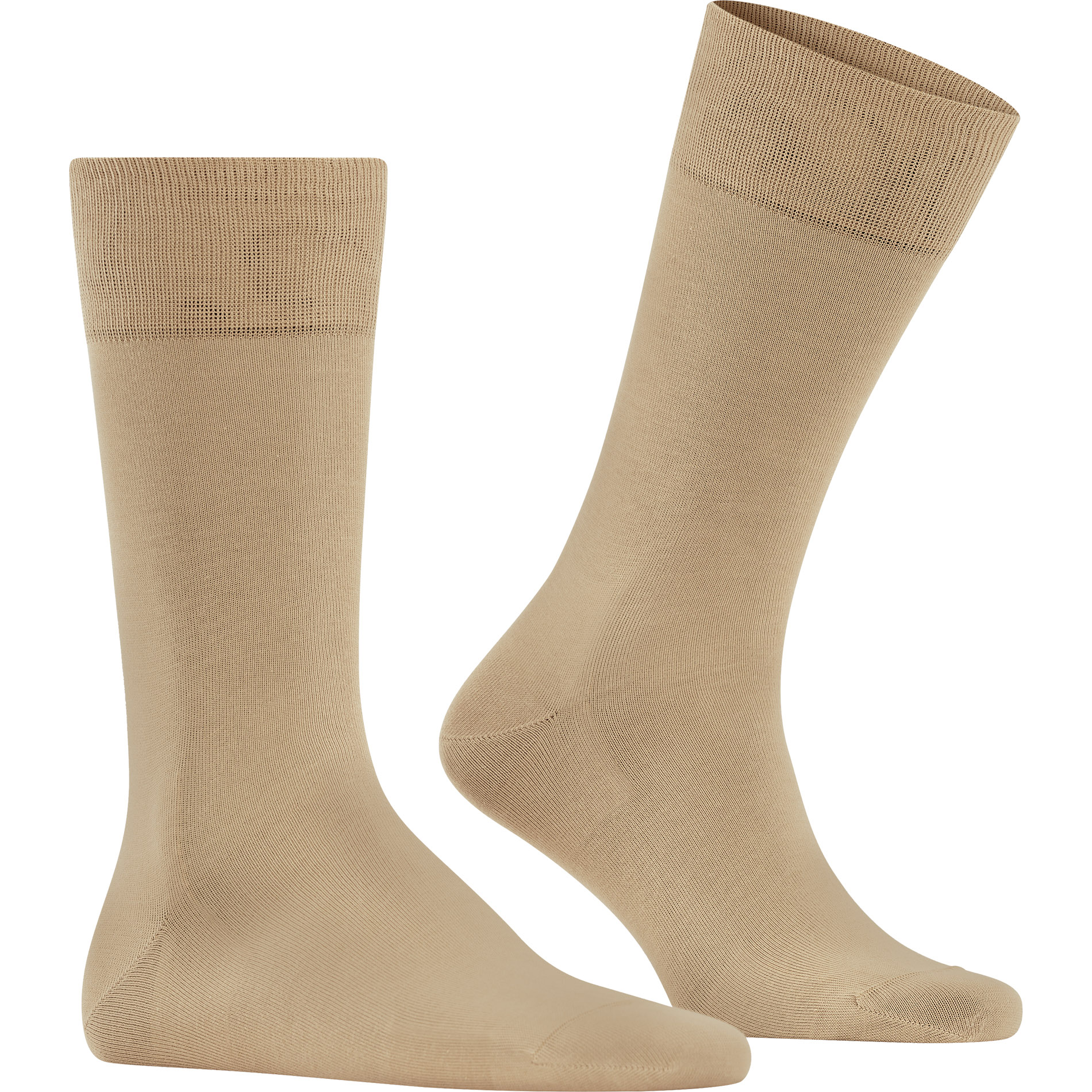 Falke Herren Socken beige Baumwolle & Mix unifarben