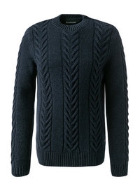 Barbour Ess Cable Knit navy marlow MKN1325NY72