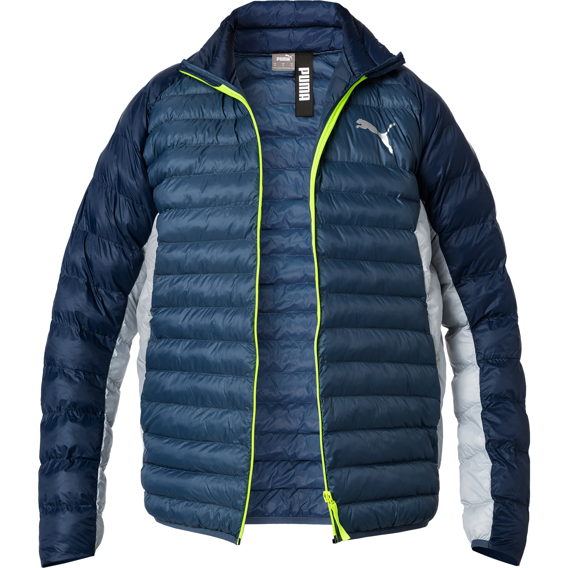 PUMA Herren Steppjacke blau Mikrofaser/Funktion unifarben