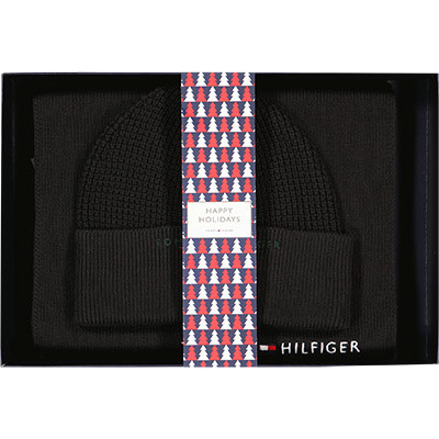 Tommy Hilfiger Mütze + Schal Box AM0AM10357/BDS