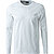 Longsleeve, Baumwolle, weiß - weiß