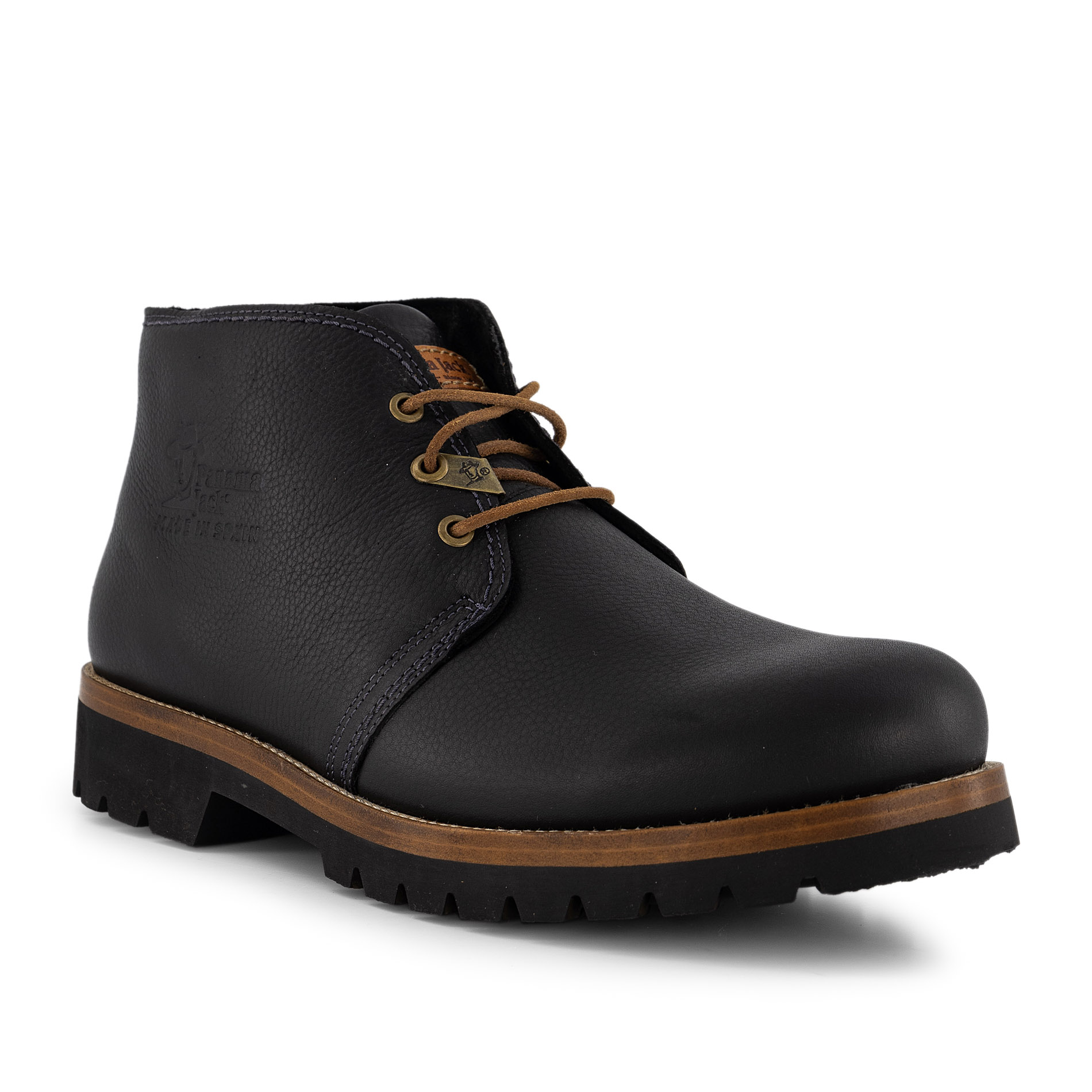 Panama Jack Herren Schuhe schwarz Glattleder