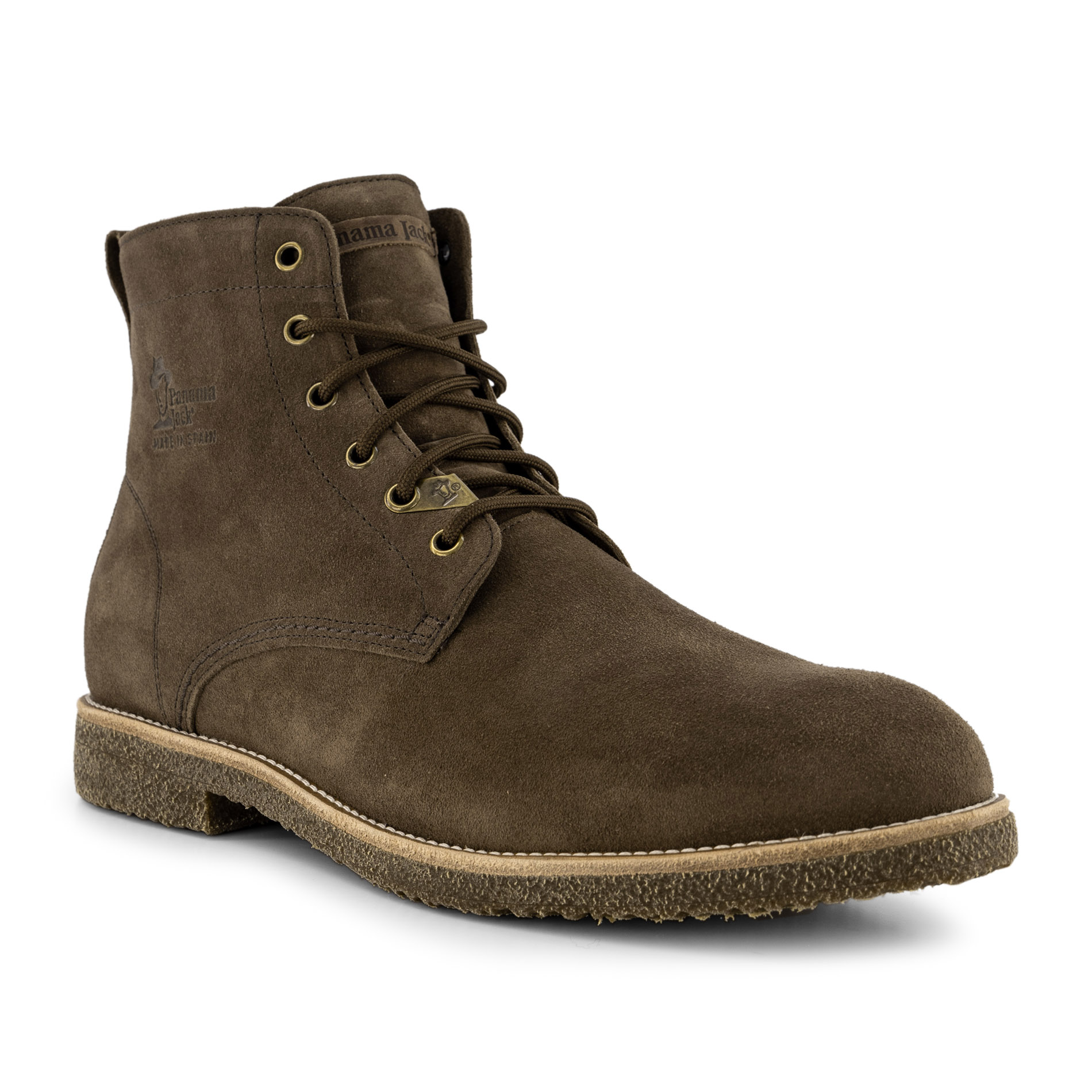 Panama Jack Herren Schnürboots braun Glattleder