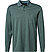 Polo-Shirt, Baumwoll-Jersey, grün gemustert - moosgrün
