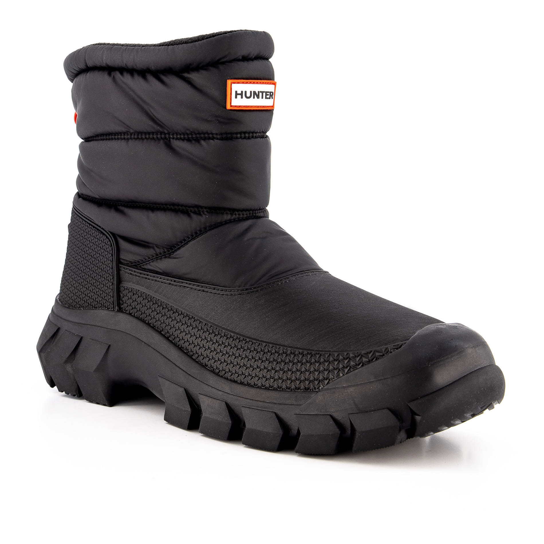 HUNTER Herren Schneeboots schwarz Gummi
