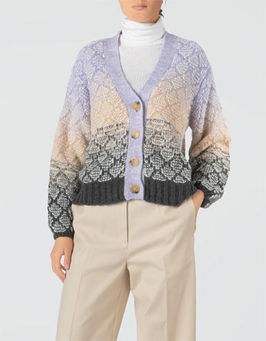 Cardigan im farbharmonischen Look