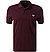 Polo-Shirt, Baumwoll-Piqué, bordeaux - bordeaux