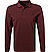 Polo-Shirt, Baumwoll-Piqué, bordeaux - bordeaux-schwarz