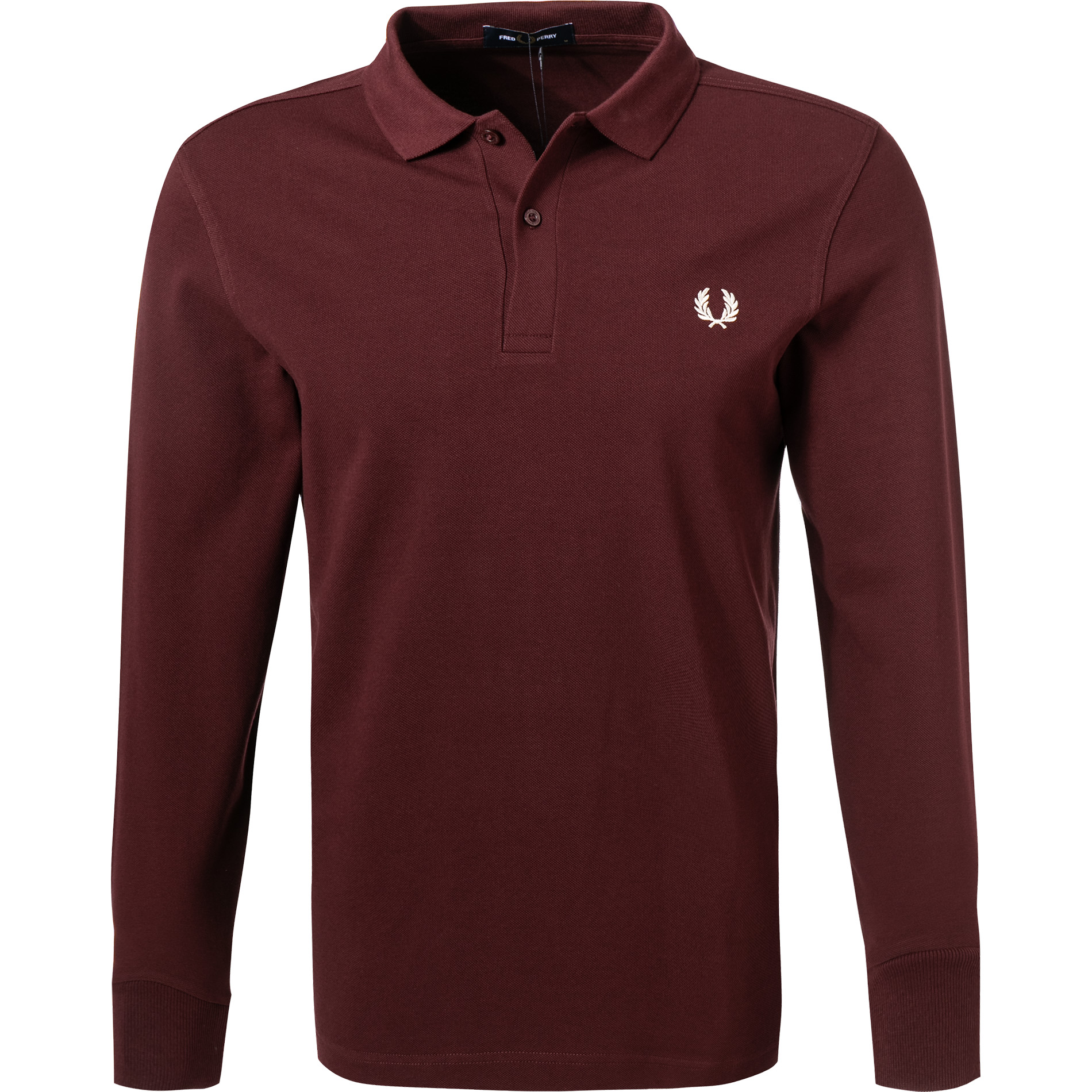 Fred Perry Herren Polo-Shirt rot Baumwoll-Piqué