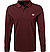 Polo-Shirt, Baumwoll-Piqué, bordeaux - bordeaux