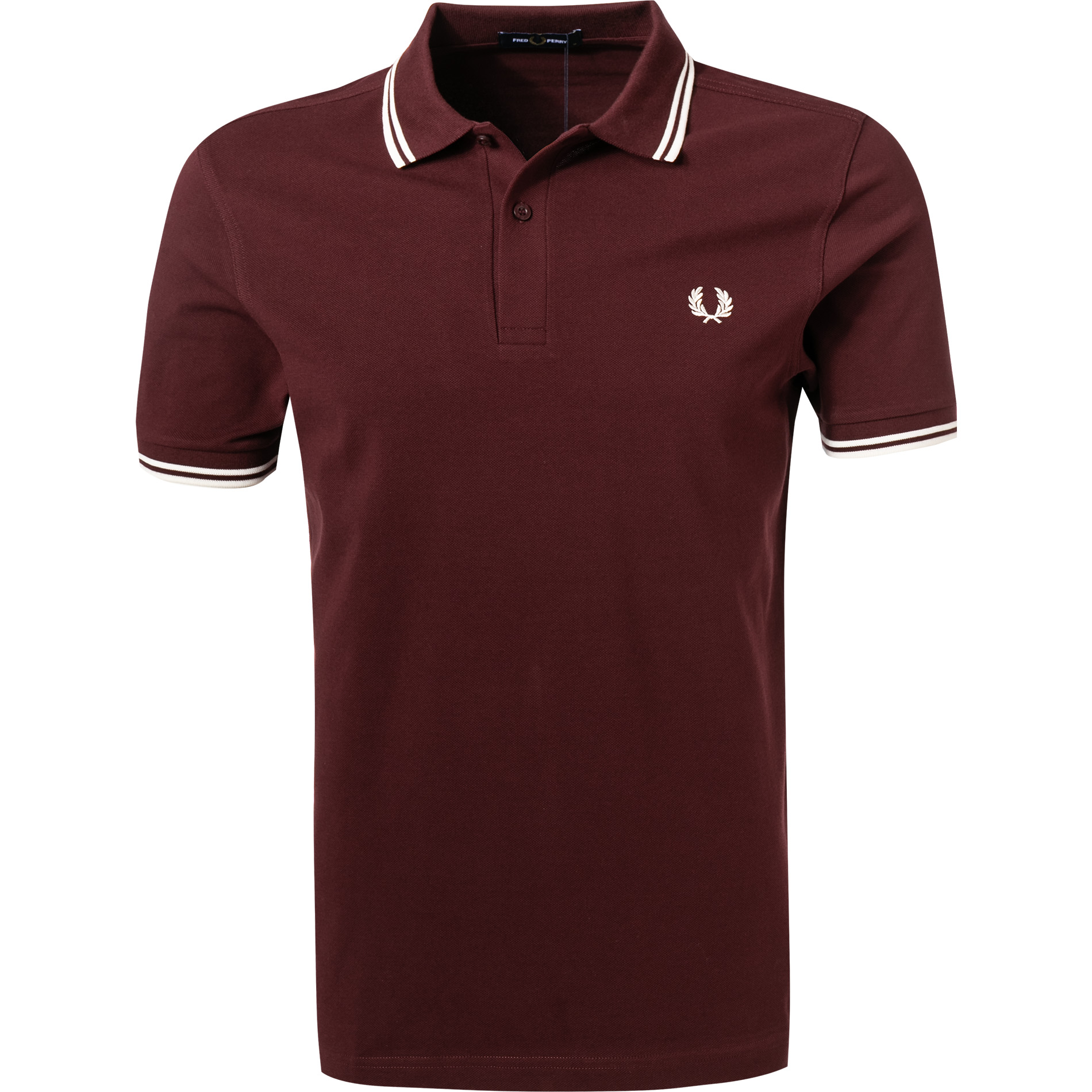 Fred Perry Herren Polo-Shirt Rot