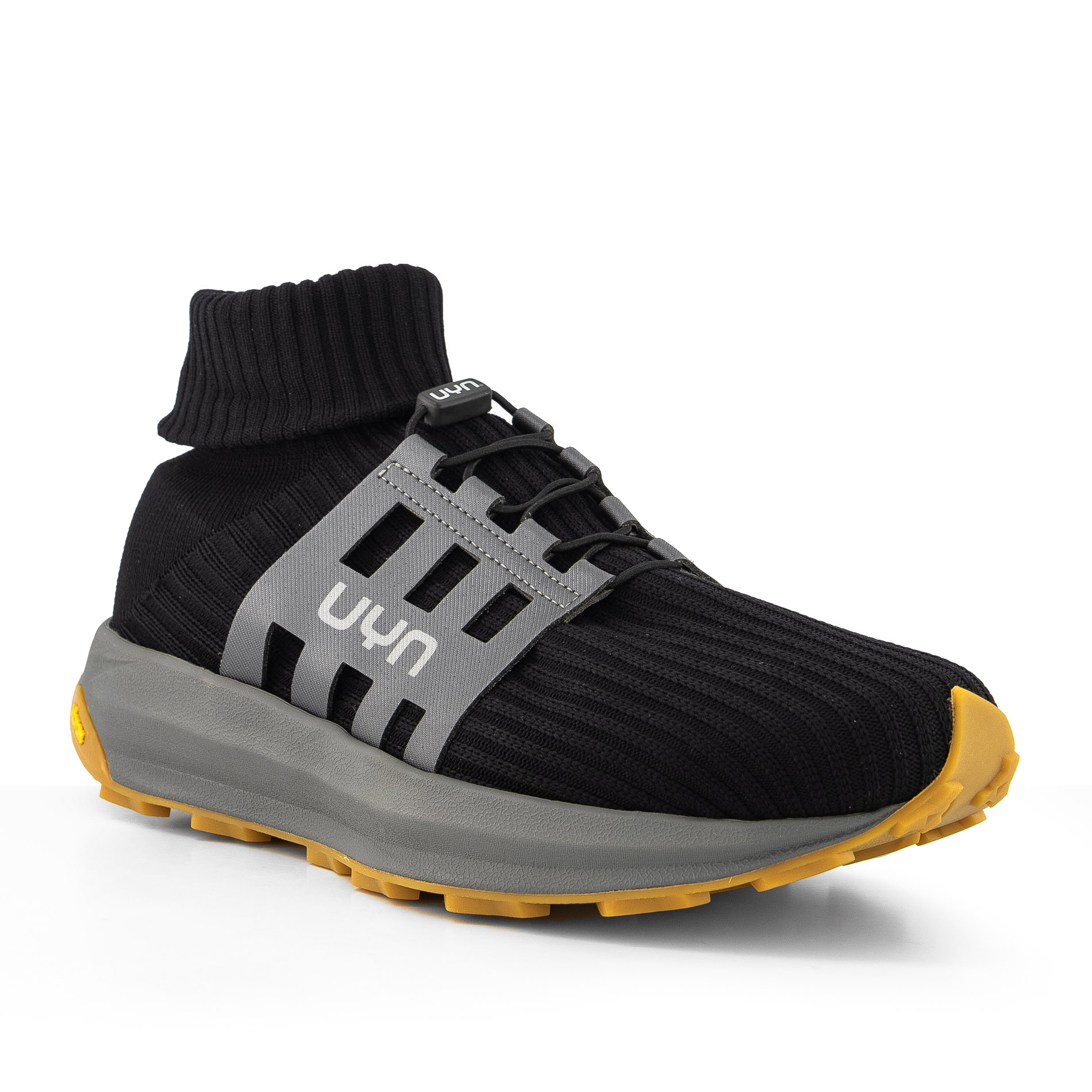 UYN Herren Sneaker schwarz Textil