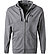 Sweatjacke, Regular Fit, Baumwolle, grau meliert - grau