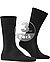 Serie Sensitive London, Socken, Baumwolle, schwarz - schwarz