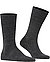 Serie Sensitive Berlin, Socken, Schurwolle, anthrazit meliert - anthrazit