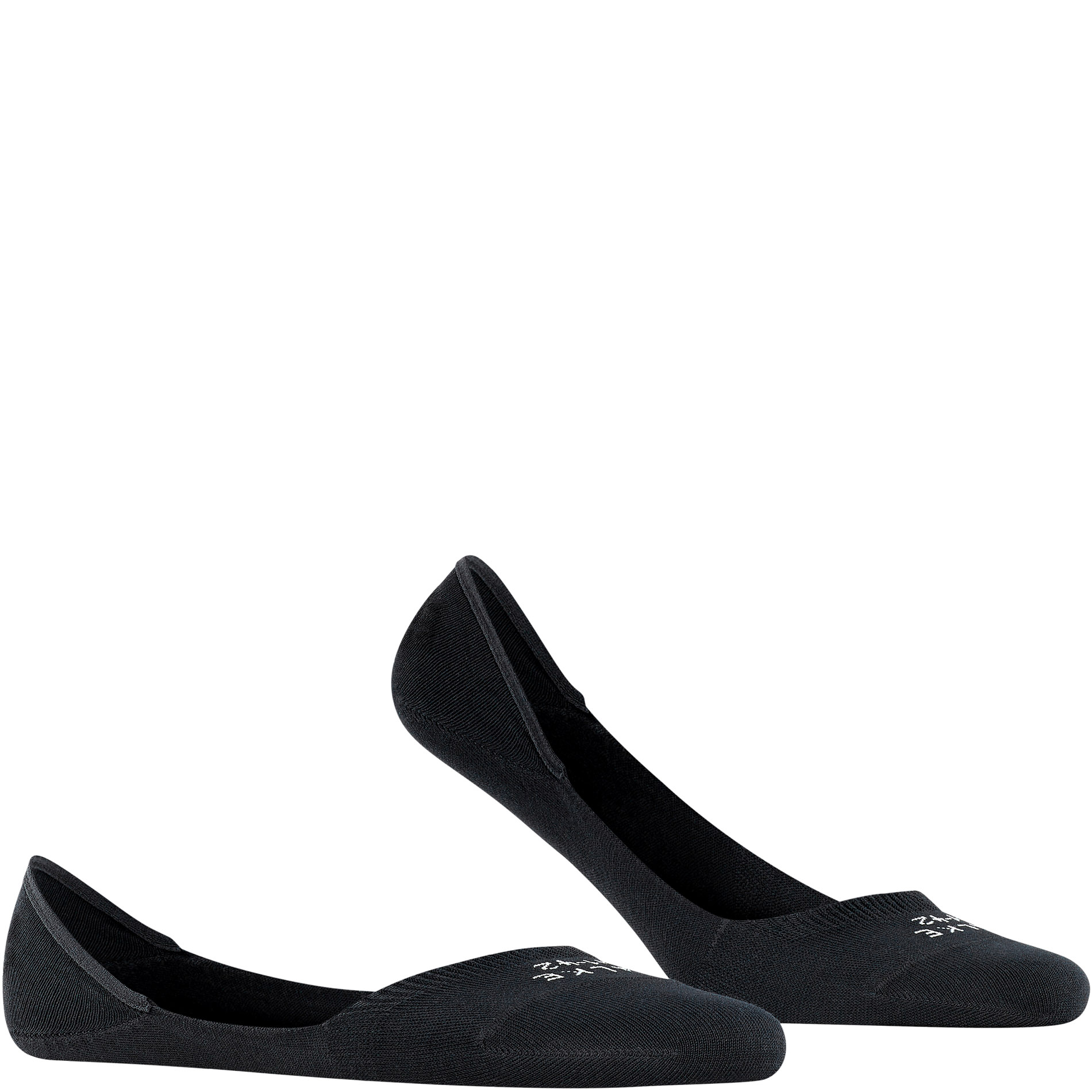 Falke Herren Füsslinge schwarz Baumwolle & Mix unifarben