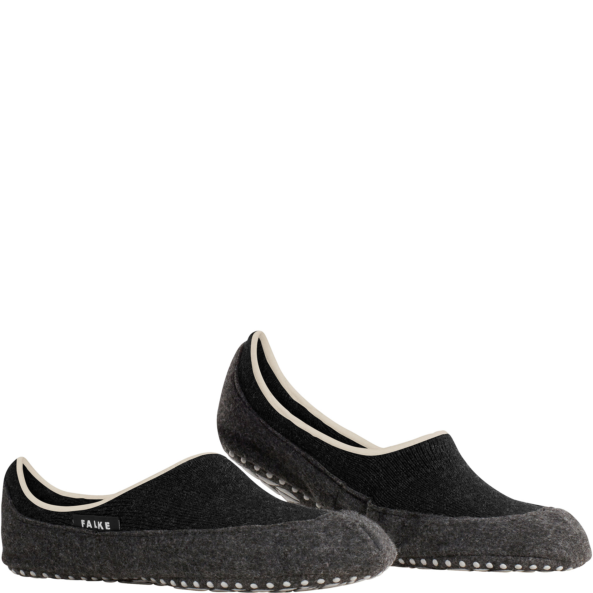 Falke Herren Cosyshoe grau Merinowolle meliert