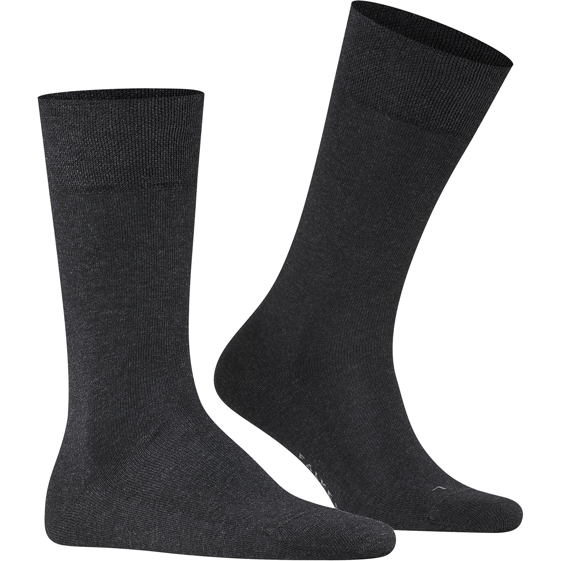 Falke Herren Socken grau Baumwolle & Mix unifarben