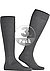 Serie Clima Wool, Kniestrümpfe, Schurwolle geruchsneutralisierend, grau meliert - hellgrau