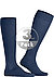Serie Clima Wool, Kniestrümpfe, Schurwolle geruchsneutralisierend, royalblau meliert - royalblau