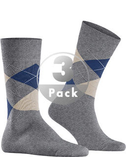 Stylingtipps Beschreibungsbild von Burlington Socken King 3er Pack 21090/3393