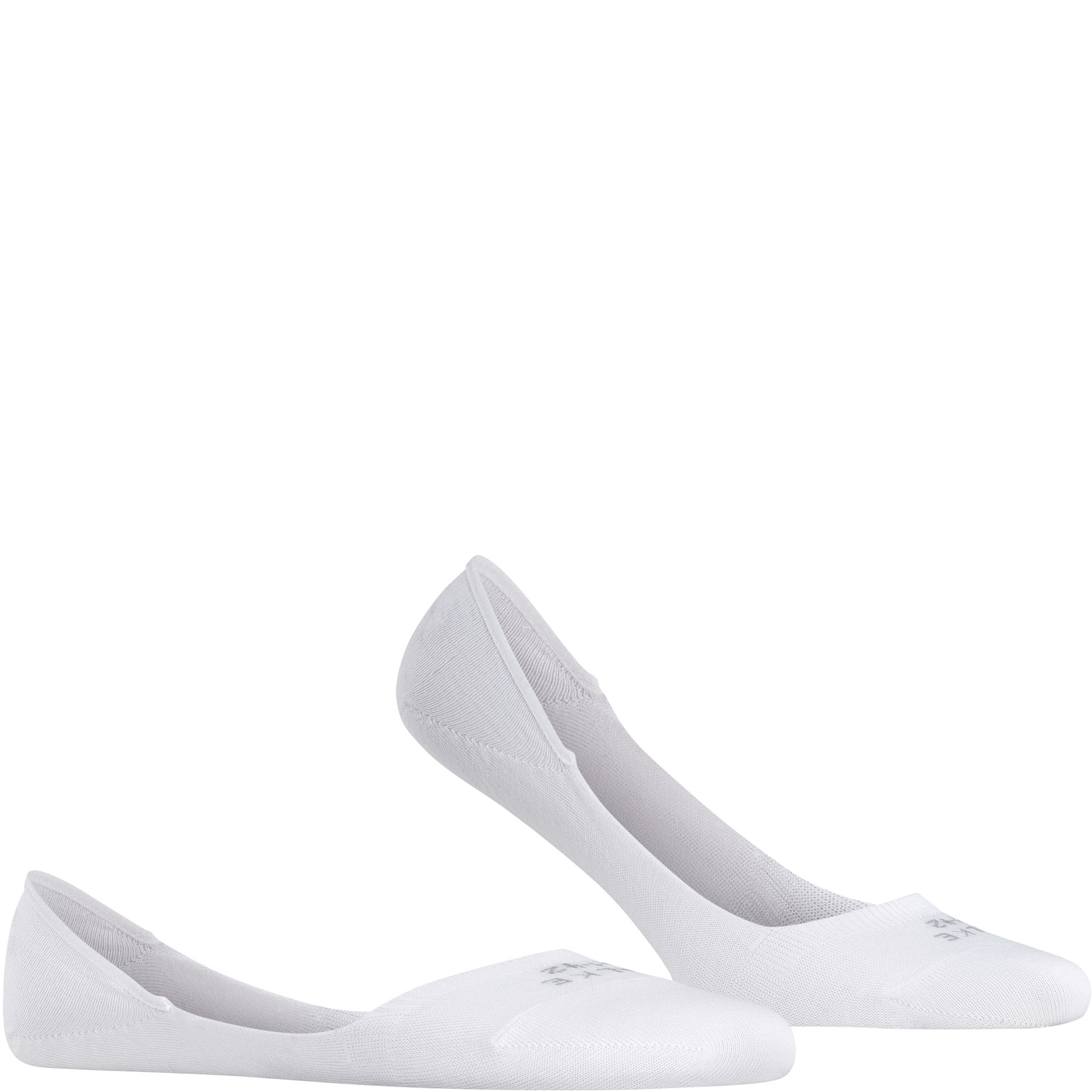 Falke Herren Füsslinge Weiß Baumwolle & Mix Unifarben