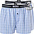 Pyjama-Shorts, Baumwolle, hellblau - hellblau