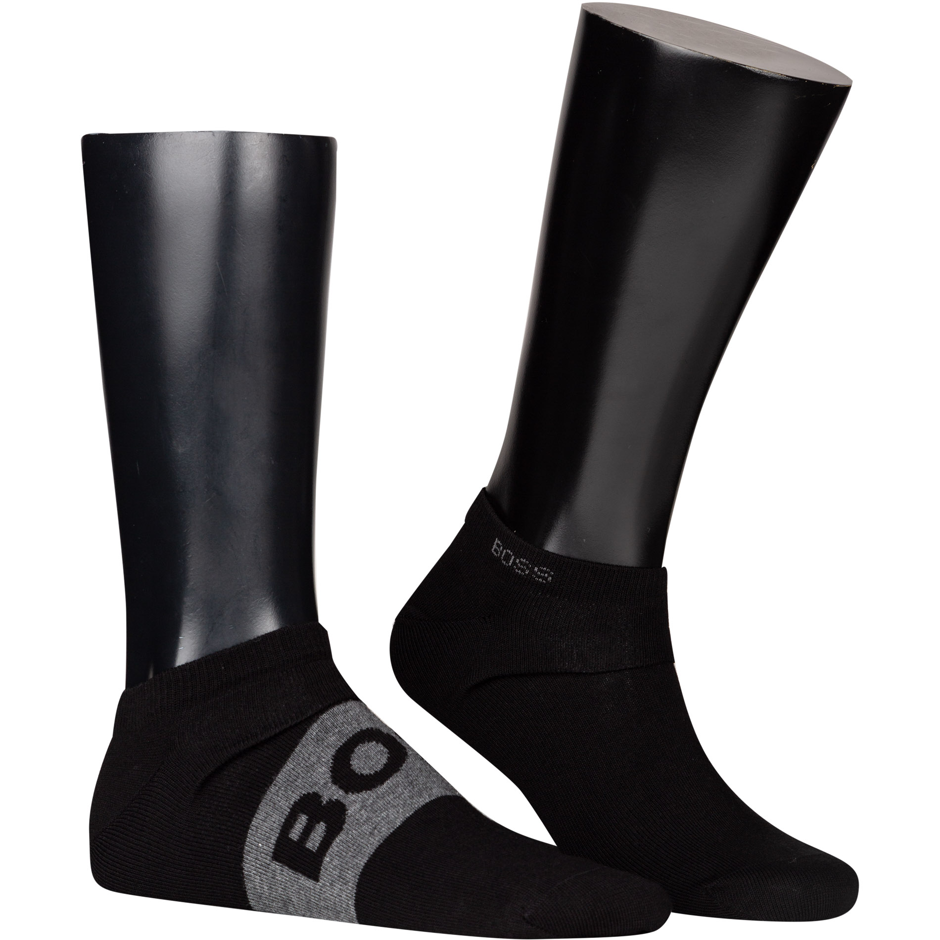 BOSS Black Herren Sneakersocken schwarz Baumwolle & Mix unifarben