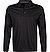 Polo-Shirt, Baumwoll-Jersey, schwarz - schwarz