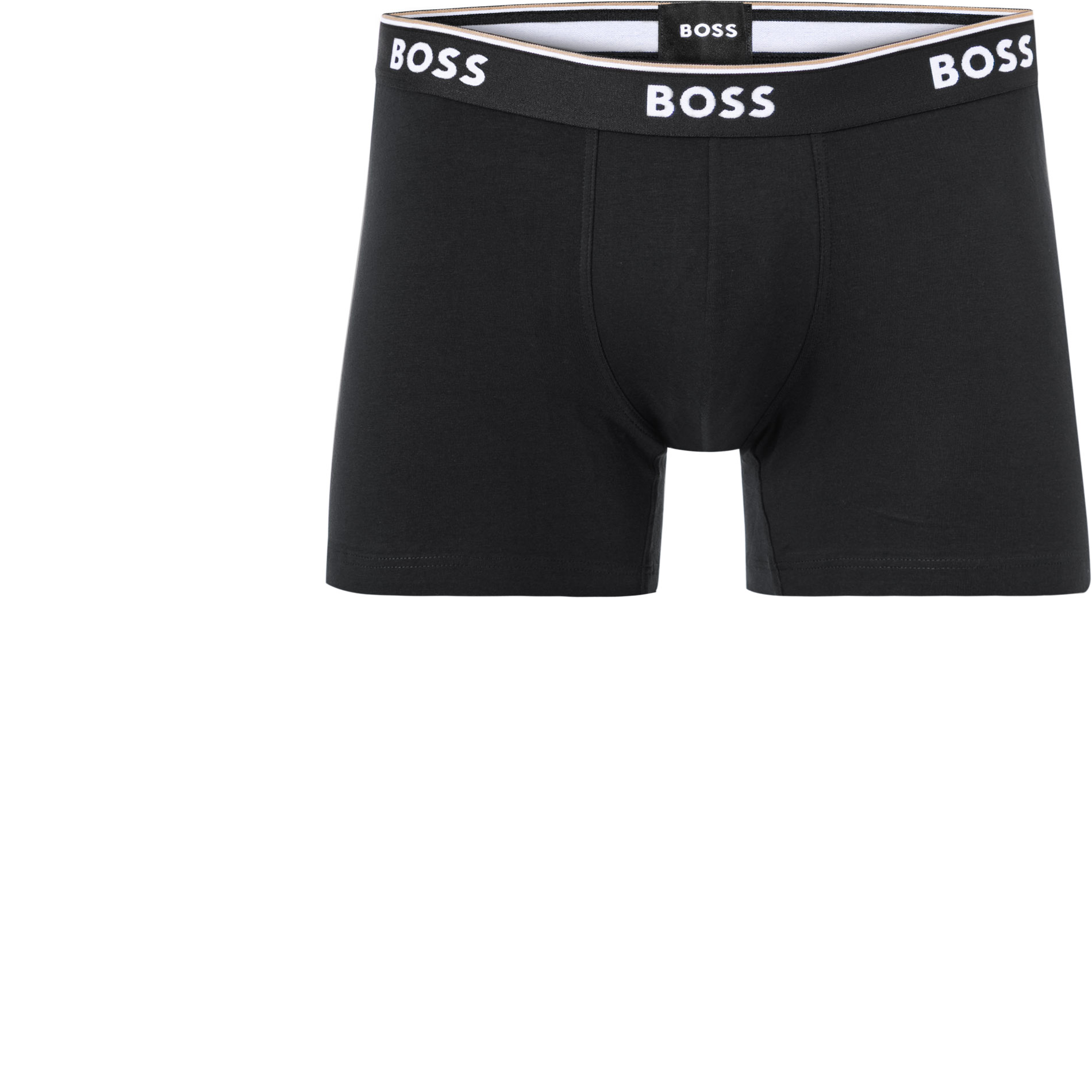 BOSS Black Herren Trunks schwarz Baumwolle & Mix unifarben