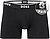 Trunks, Baumwoll-Stretch, schwarz - schwarz