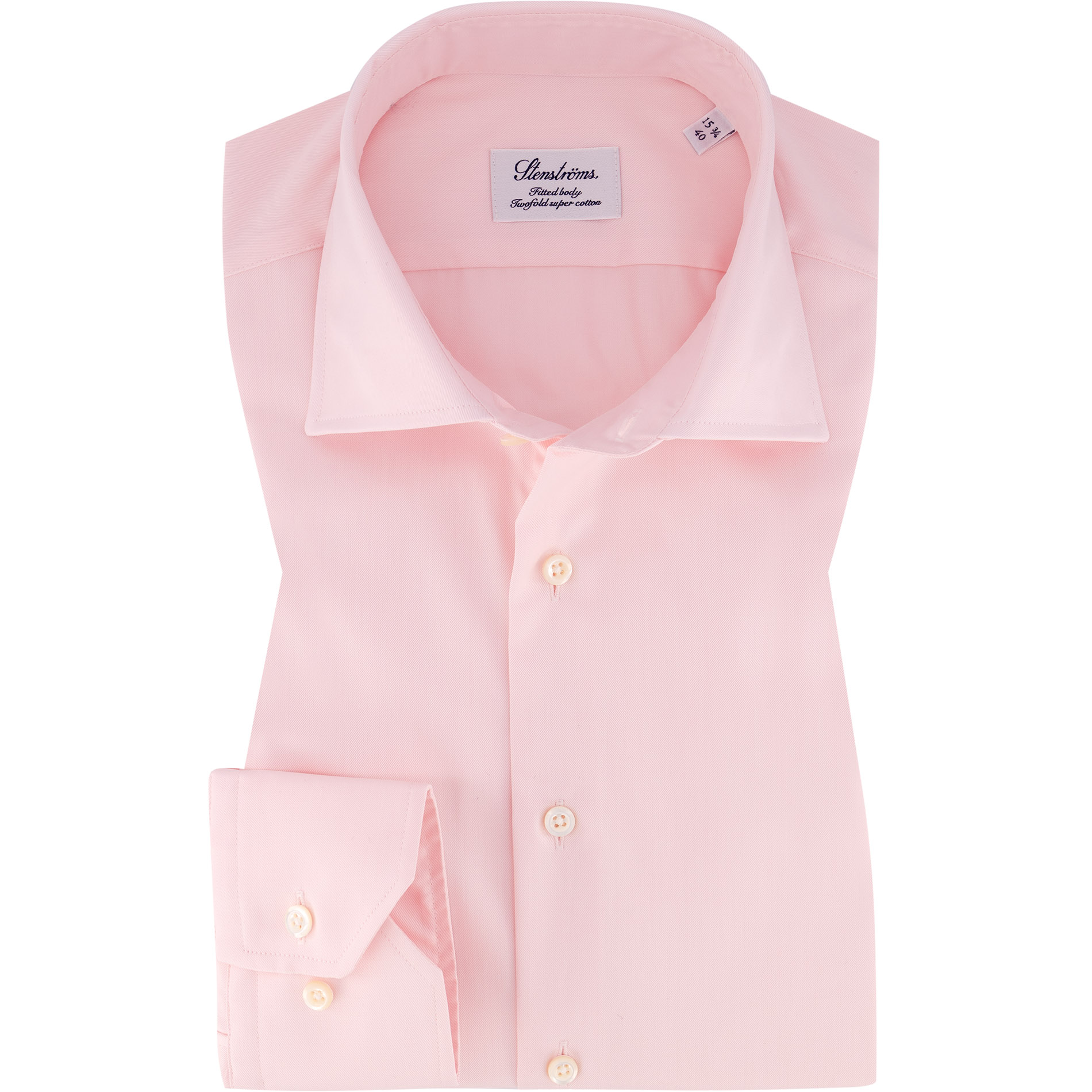 Stenströms Herren Hemd rosa Baumwolle