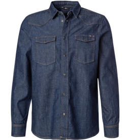 Stylingtipps Beschreibungsbild von 7 for all mankind Jeanshemd dark blue JS6MC210VI
