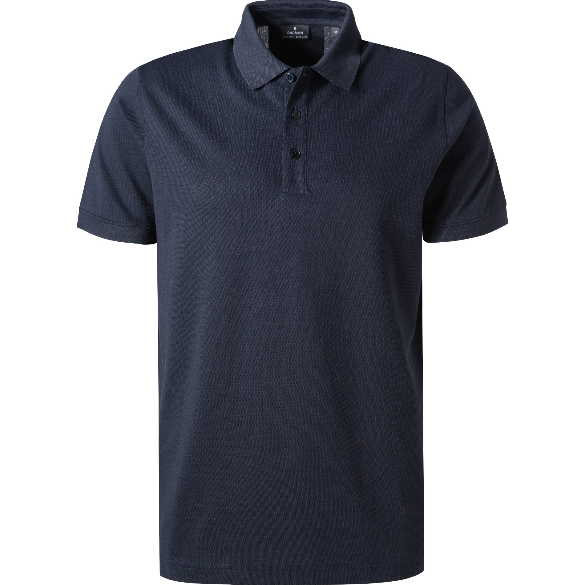 RAGMAN Herren Polo-Shirt blau