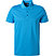 Polo-Shirt, Baumwoll-Piqué, azurblau - azurblau