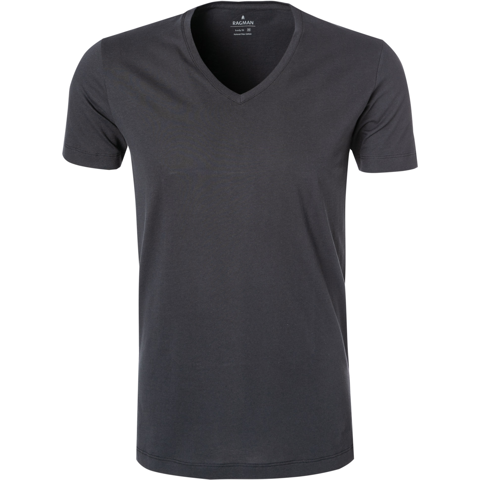 RAGMAN Herren V-Shirt blau