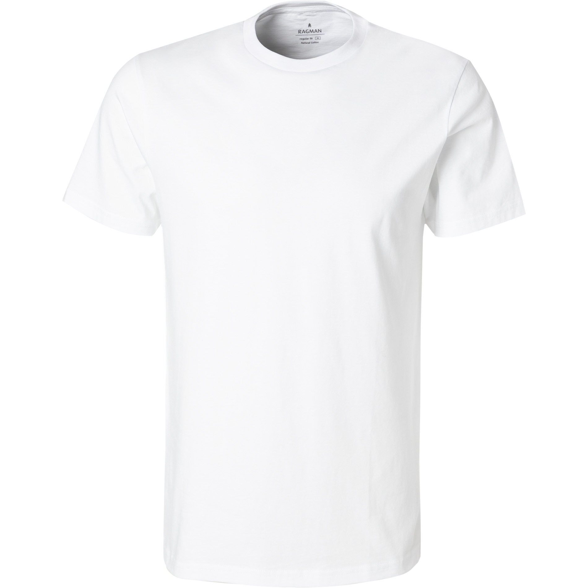 RAGMAN Herren T-Shirt weiß