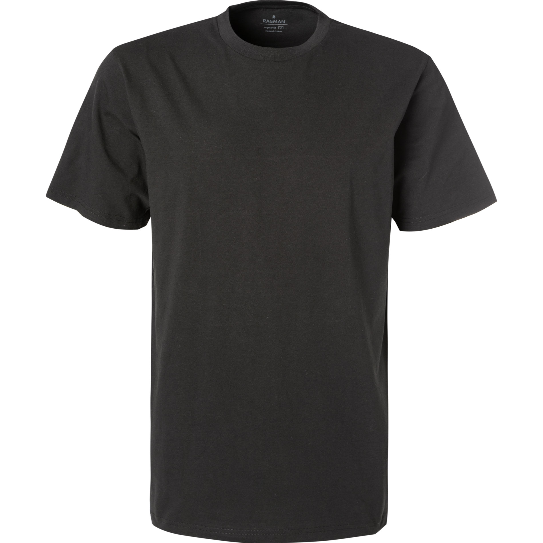 RAGMAN Herren T-Shirt schwarz
