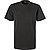 T-Shirt, Regular Fit, Baumwolle, schwarz - schwarz