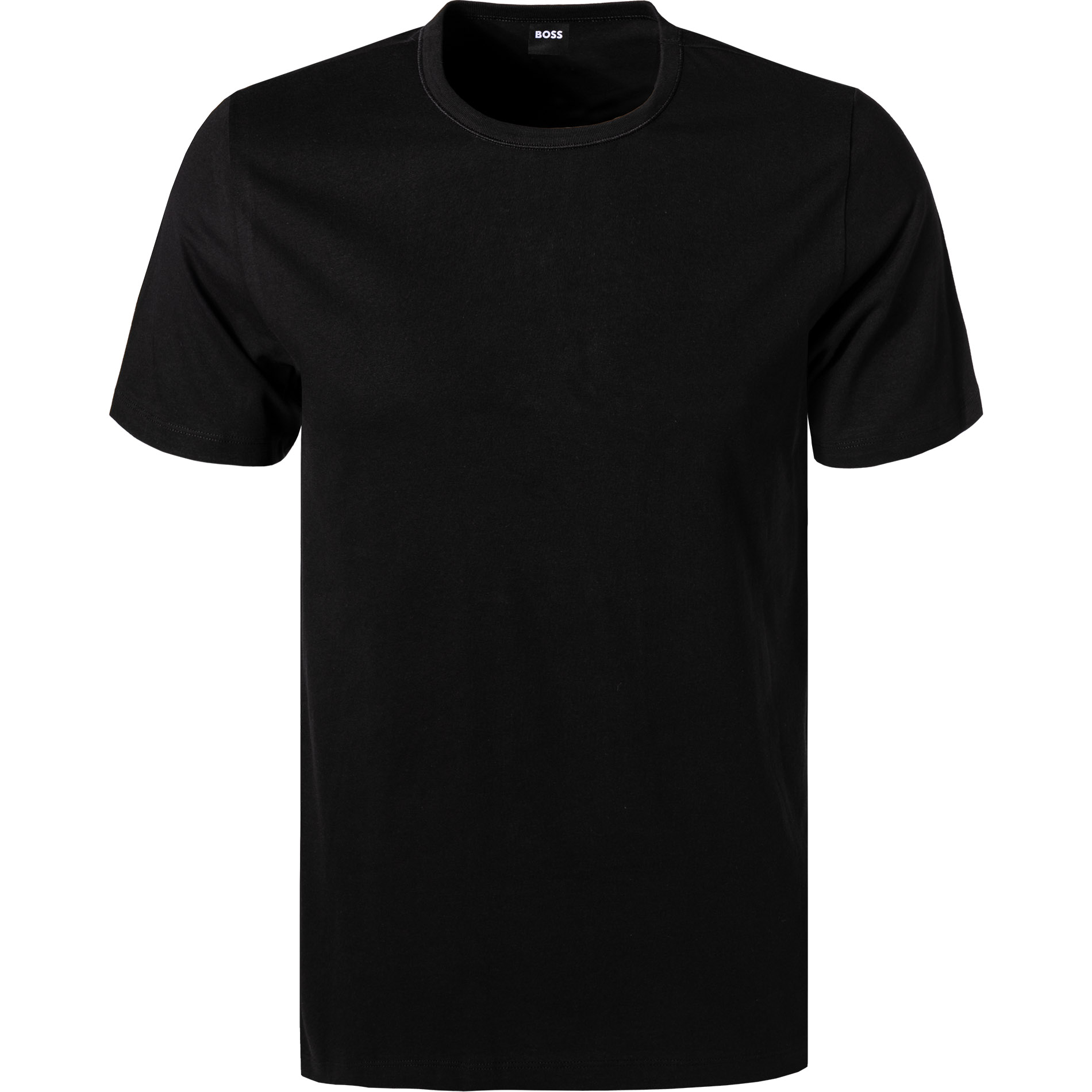 BOSS Black Herren T-Shirts schwarz Baumwolle & Mix unifarben