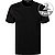 T-Shirts, Modern Fit, Baumwoll-Stretch, schwarz - schwarz