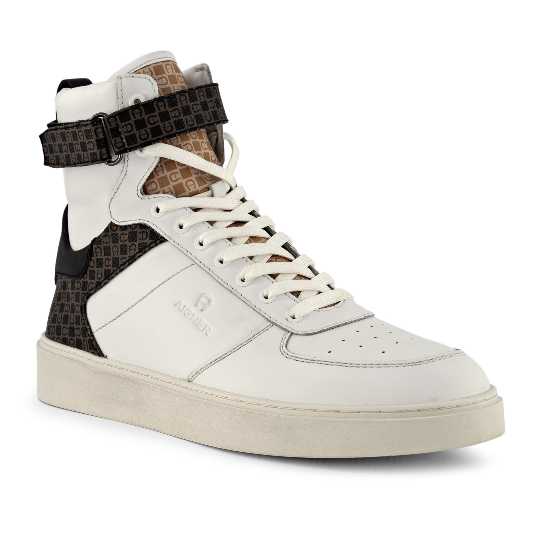 AIGNER Herren Sneaker mehrfarbig Glattleder