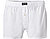Boxershorts, Baumwoll-Jersey, weiß - weiß