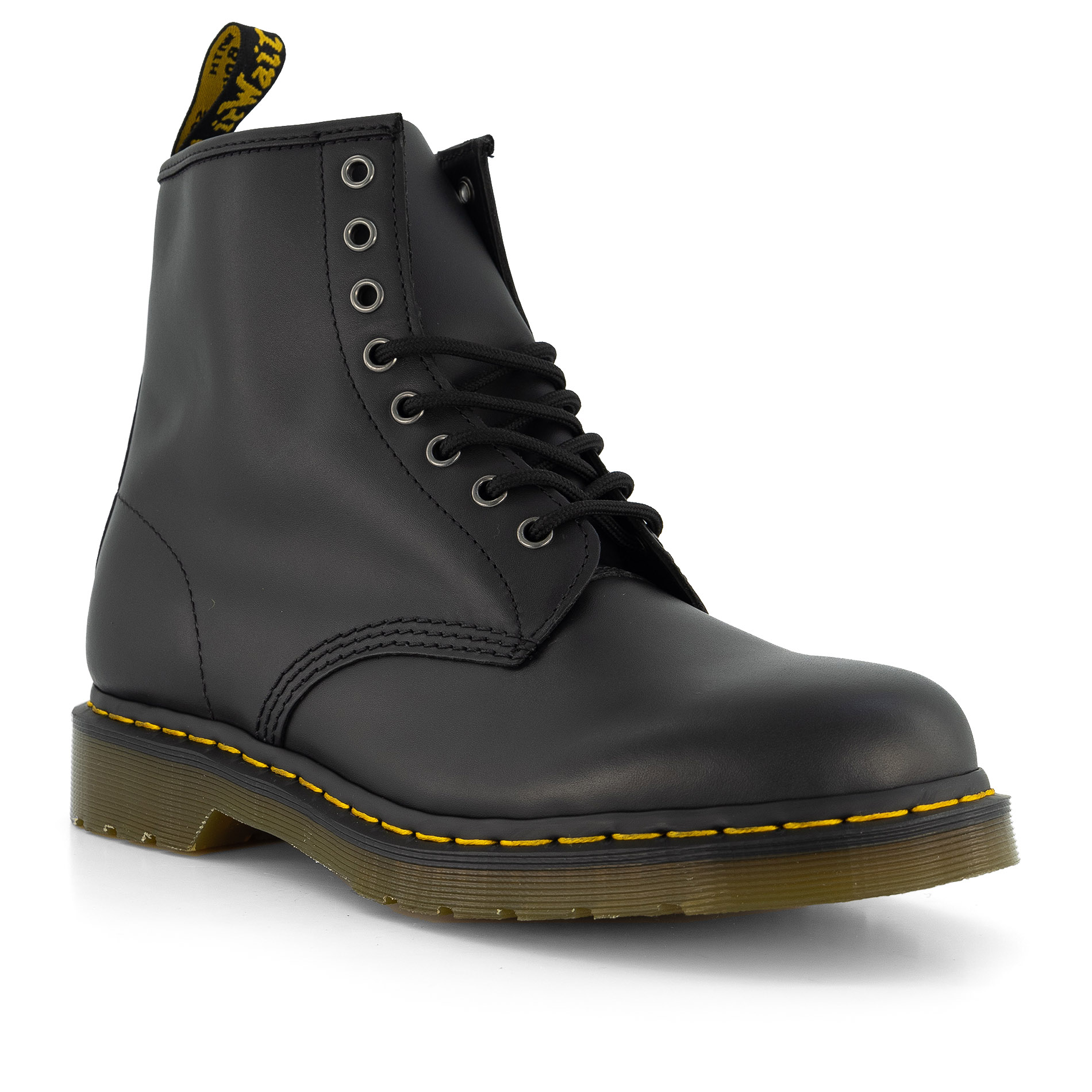 Dr. Martens Herren Schnürboots schwarz Glattleder