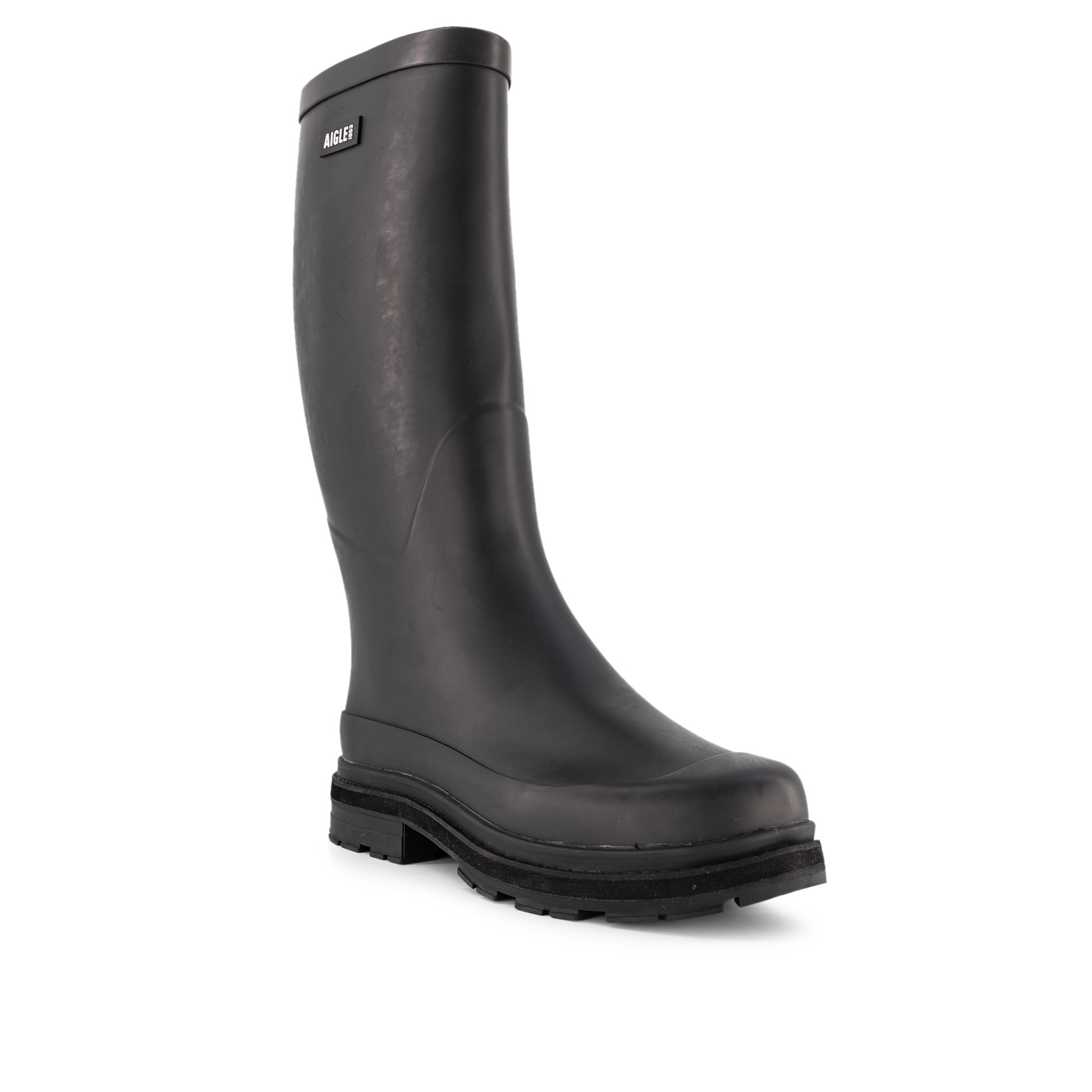 Aigle Herren Gummistiefel schwarz Gummi